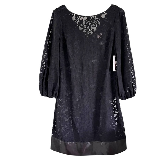 Laundry by Shelli Segal Black Lace Mini Dress - Picture 2 of 6